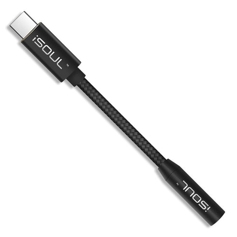 Nylon Braided USB Type C 3.1 to Audio Jack 3.5 OTG Adapter - TradeNRG UK